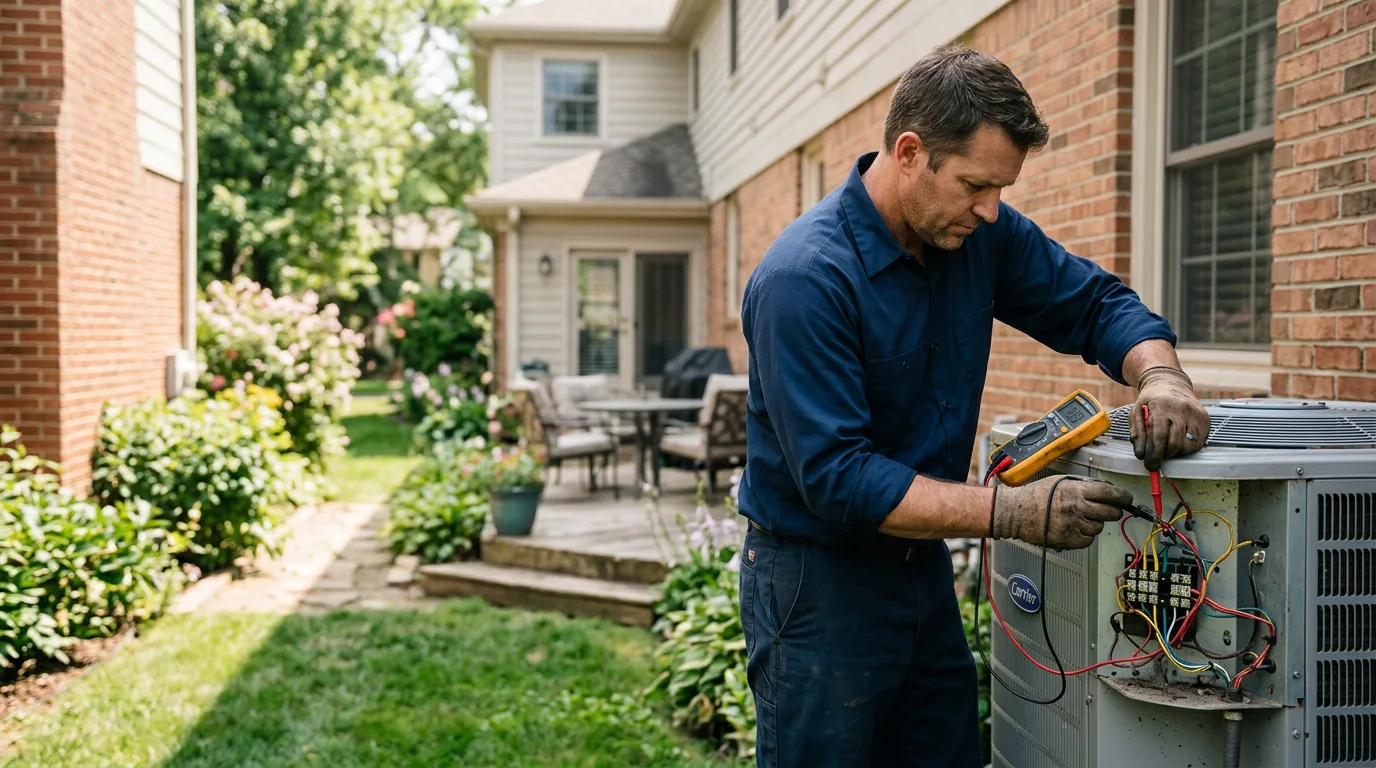 HVAC technician working near Bayside, TX